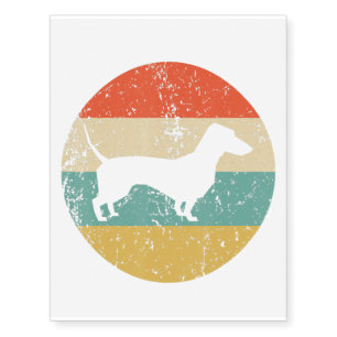 Dachshund Dog Temporary Tattoos