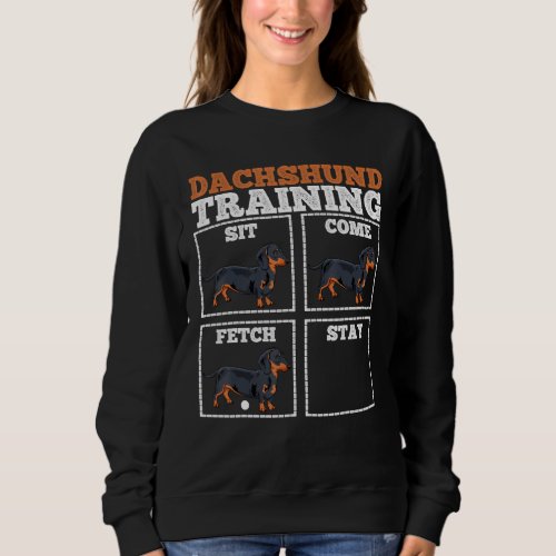 Dachshund Dog Trainer Sweatshirt