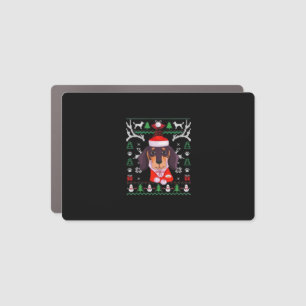 Dachshund Dog Ugly Christmas Classic T-Shirt Car Magnet