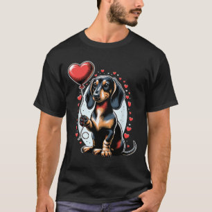 Dachshund Dog Valentine's Day Dog Owner Valentine T-Shirt