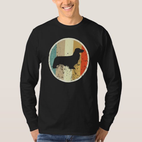 Dachshund Dog Vintage Retro Grunge Style T-Shirt