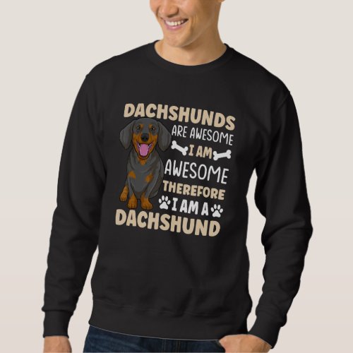 Dachshund Dog Wiener Dog  Outfit Sweatshirt