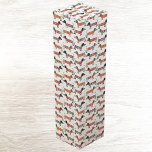 Dachshund Dog Wine Box<br><div class="desc">Cute little Dachshund sausage or wiener dogs in woolly knitwear. Perfect for dog lovers.  Original art by Nic Squirrell.</div>