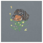 Dachshund Dogs Fabric
