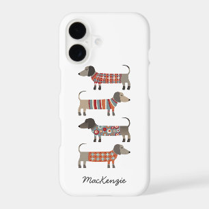 Dachshund Dogs Personalized iPhone 17 Case