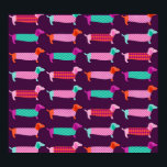 Dachshund Dogs: Seamless Cute Pattern. Poster<br><div class="desc">seamless dachshund dogs pattern
Dachshund Dogs Pattern: Stylish and fun seamless decor.
Dachshund Delight - Playful Pups All Around!
pattern,   animal,   pop,   pet,   seamless,   pink,   hipster,   ornament,   illustration,   funny,   stylish,   background,   decor,   fashion,   dog,   wall,   cartoon,   children,   interior,   happy</div>