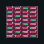 Dachshund Dogs: Seamless Cute Pattern. Wood Wall Art<br><div class="desc">seamless dachshund dogs pattern
Dachshund Dogs Pattern: Stylish and fun seamless decor.
Dachshund Delight - Playful Pups All Around!
pattern,   animal,   pop,   pet,   seamless,   pink,   hipster,   ornament,   illustration,   funny,   stylish,   background,   decor,   fashion,   dog,   wall,   cartoon,   children,   interior,   happy</div>