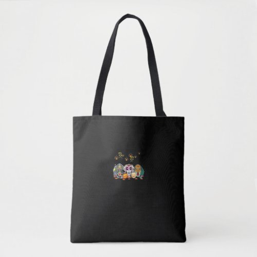 Dachshund Dogs Sugar Skulls Halloween Pumpkin_1 Tote Bag