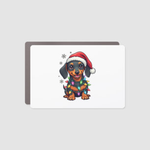 Dachshund Dogs Tree Christmas Sweater Xmas Gifts F Car Magnet