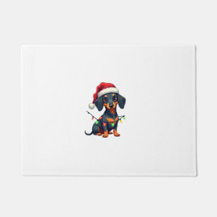 Dachshund Dogs Tree Christmas Sweater Xmas Gifts F Doormat