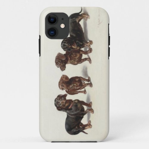 Dachshund dogs vintage art iphone 55s case