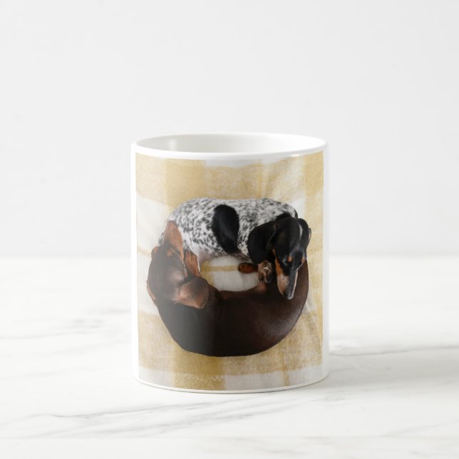 Dachshund Donut Coffee Mug (Center)