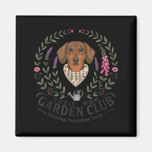 Dachshund doxie mom garden club mother's day magnet