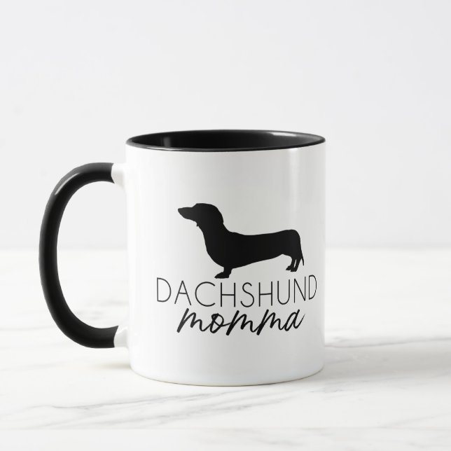 Dachshund Doxie Momma Mug Weiner Dog Doxin MOM (Left)