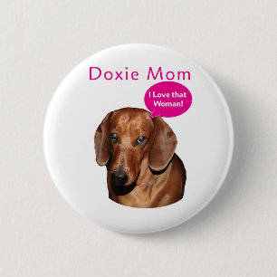 Dachshund - Doxie original artful designs Pinback Button