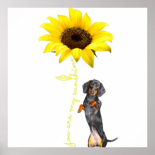 Dachshund Doxie Wiener Dotson Mom Mama Mor Gifts Poster