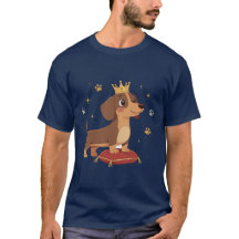 Dachshund Duke Cute Sausage Dog Lover Royal Crown
