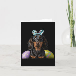 Dachshund Easter Happy Easter Day Women  Card