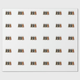 Dachshund Easter T-Shirt Wrapping Paper