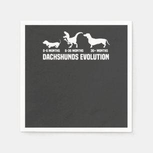 Dachshund Evolutions Napkins