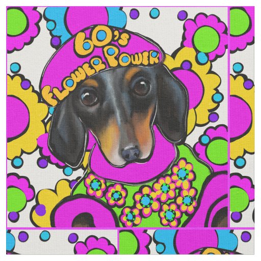 Dachshund  fabric
