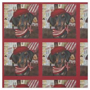 Dachshund  fabric