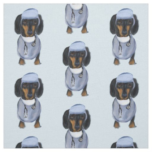 Dachshund Fabric