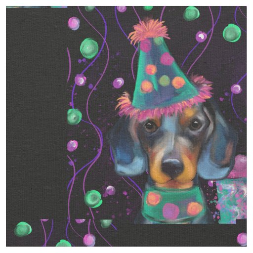 Dachshund  fabric