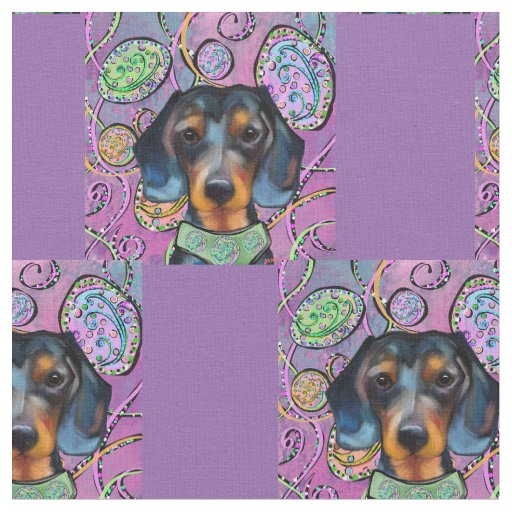 Dachshund  fabric