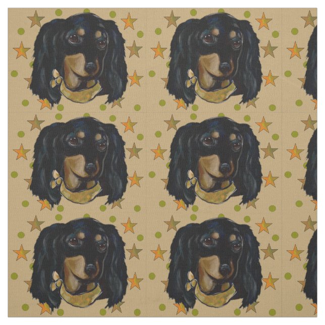 Dachshund Fabric (Swatch)