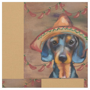 Dachshund  fabric