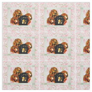 Dachshund Fabric
