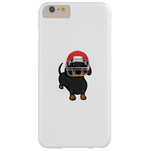 Dachshund Fan Football Funny Love Dog Gifts Barely There iPhone 6 Plus Case