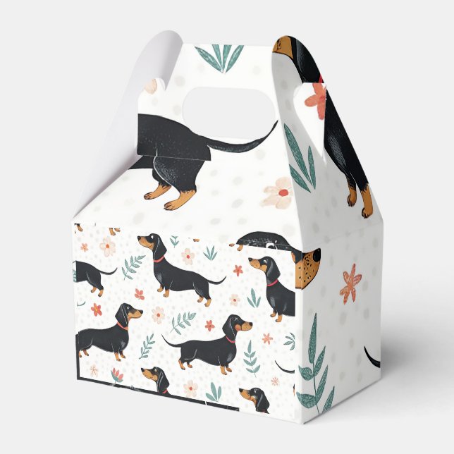 dachshund favor boxes (Front Side)