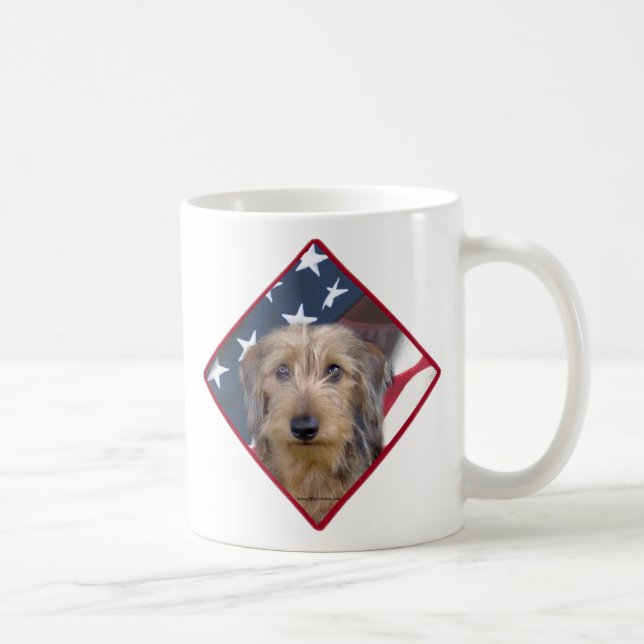 Dachshund Flag 2 Coffee Mug (Right)