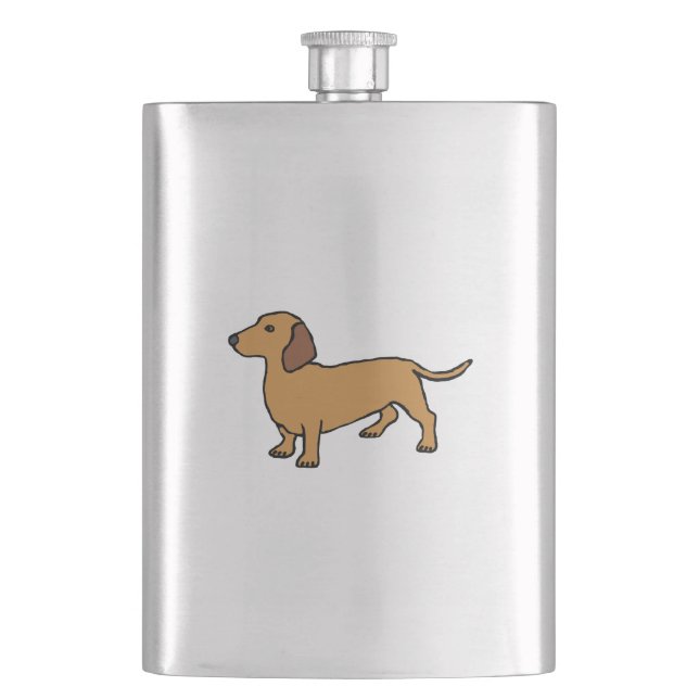 Dachshund Flask (Front)