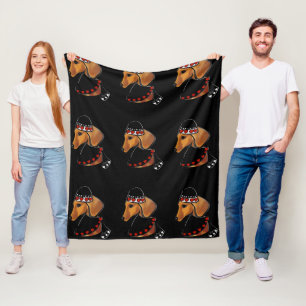 DACHSHUND         FLEECE BLANKET