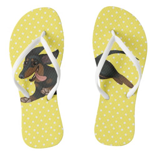 Dachshund Flip Flops Wiener Dog Shoes
