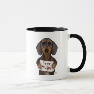 Dachshund Free Hugs Mug