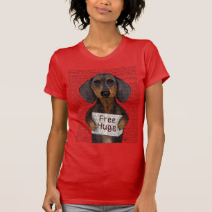 Dachshund Free Hugs T-Shirt
