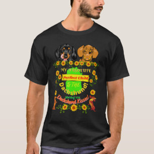 Dachshund Funny Pet Wiener Dog Perfect Child T-Shirt