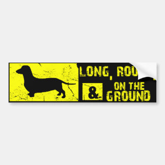 Dachshund Funny Wiener Dog Bumper Sticker -
