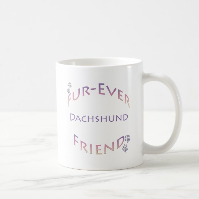 Dachshund Furever Coffee Mug (Right)