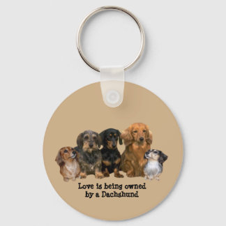 Dachshund Gang Keychain