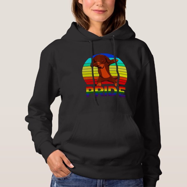 Dachshund Gay Hoodie (Front)