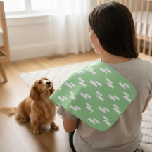 Dachshund Gender Neutral Baby Burp Cloth Gift