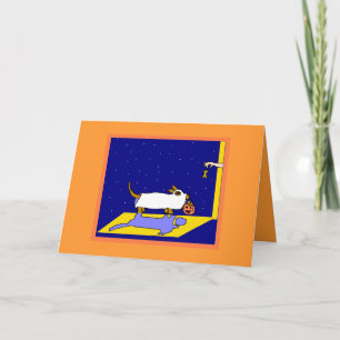 DACHSHUND GHOST CARD