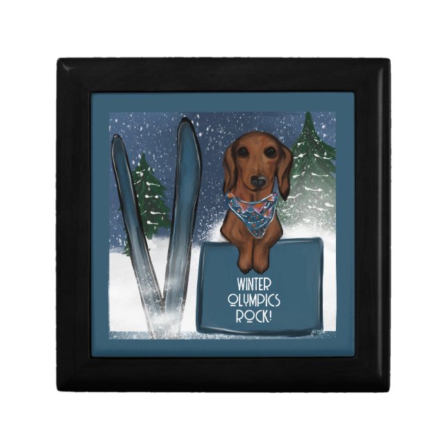 DACHSHUND  GIFT BOX (Front)
