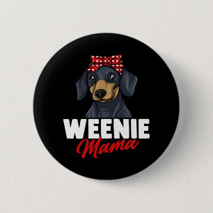 Dachshund Gift Dixie Wiener Doxie Dackel     Button
