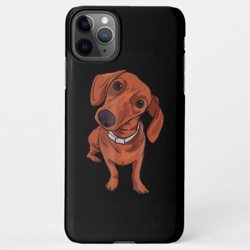 Dachshund Gift  Funny Gift Cute Dog Lovers iPhone 11Pro Max Case